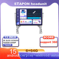 STAPON 13inch 6+64G for toyota carmy 2012-2015 android16 1920x1200p 2k screen carplay android auto OCTA CORE support 360camera car android headunit car android stereo WiFi Bluetooth 5.0 GPS FM rear view S133
