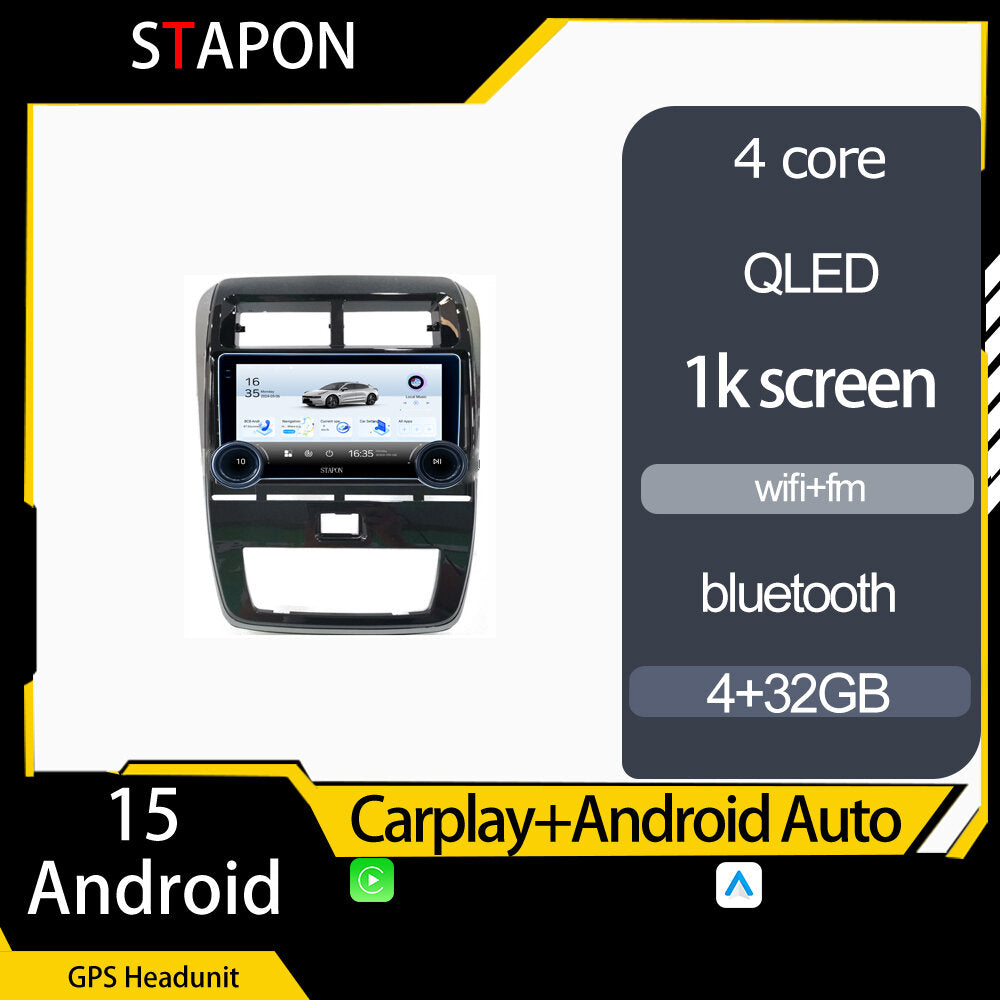 STAPON 10.5inch 4+32GB for toyota wigo 2020-2022 android16 carplay android auto 2.5D qled 1k SCREEN quad CORE car android head unit stereo WiFi Bluetooth GPS FM rear view S105