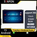 STAPON 13inch 64GB 128GB for sorento 2013-2014 android16 1920x1200p 2k screen carplay android auto OCTA CORE support 360camera car android headunit car android stereo WiFi Bluetooth 5.0 GPS FM rear view S133