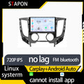 STAPON 9inch for mitsubishi montero triton 2016-2019 linux mp5 with carplay android auto fm 1280x720p ips screen mirror link touch screen steering control L5