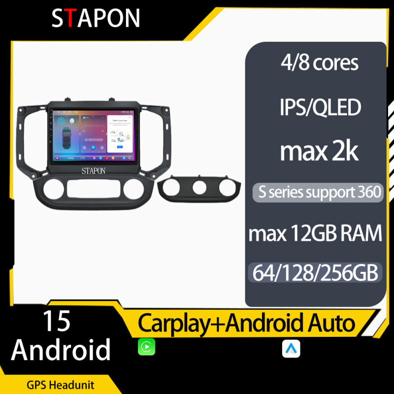STAPON 9inch for Chevrolet TrailBlazer 2017-2020 android16 64 128 256GB QLED IPS OCTA CORE voice command DSP 4G 360camera dashcam car stereo HEAD UNIT plug play WiFi Bluetooth GPS