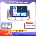 STAPON 13inch 6+64G for nissan xtrail 2002 Android15 1920x1200p 2k screen carplay android auto OCTA CORE support 360camera car android headunit car android stereo WiFi Bluetooth 5.0 GPS FM rear view S133