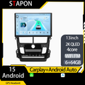STAPON 13inch 64GB 128GB for vios yaris auto 2019-2021 android16 2k 1920x1200p screen carplay android auto 2.5D qled SCREEN quad CORE car android headunit car android stereo WiFi Bluetooth 5.0 GPS FM rear view S132