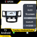STAPON 10.5inch 4+32GB for toyota fortuner 2005-2015a android16 carplay android auto 2.5D qled 1k SCREEN quad CORE car android head unit stereo WiFi Bluetooth GPS FM rear view S105