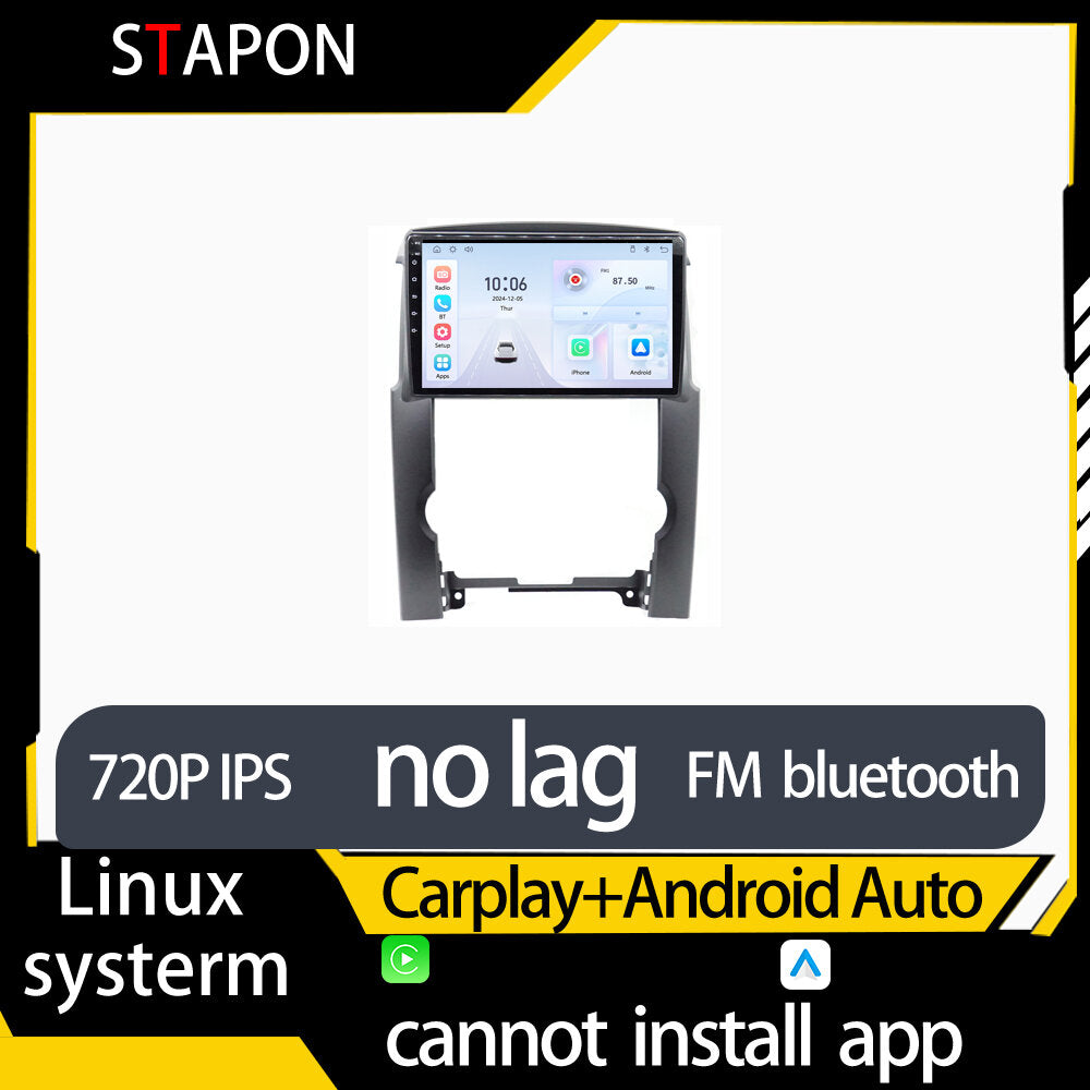STAPON 10inch for kia sorento 2009-2015 linux mp5 with carplay android auto fm 1280x720p ips screen mirror link touch screen steering control L5