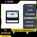 STAPON 10.5inch 4+32GB for toyota land cruiser 2016-2020 android16 carplay android auto 2.5D qled 1k SCREEN quad CORE car android head unit stereo WiFi Bluetooth GPS FM rear view S105