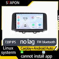 STAPON 10inch for hyundai kona linux mp5 with carplay android auto fm 1280x720p ips screen mirror link touch screen steering control L5
