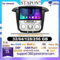 STAPON 9inch FOR Toyota innova 2012-2015 android16 64 128 256GB 2k QLED IPS voice command carplay android auto OCTA CORE DSP 4G LTE 360camera dashcam Manual air conditioner car stereo android HEAD UNIT plug play WiFi GPS FM AM