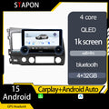 STAPON 10.5inch 4+32GB for honda civic 2006-2011 android16 carplay android auto 2.5D qled 1k SCREEN quad CORE car android head unit stereo WiFi Bluetooth GPS FM rear view S105
