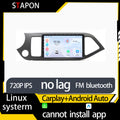 STAPON 9inch for kia picanto 2011-2017 linux mp5 with carplay android auto fm 1280x720p ips screen mirror link touch screen steering control L5