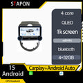 STAPON 10.5inch 4+32GB for kia soul 2007-2013 android16 carplay android auto 2.5D qled 1k SCREEN quad CORE car android head unit stereo WiFi Bluetooth GPS FM rear view S105