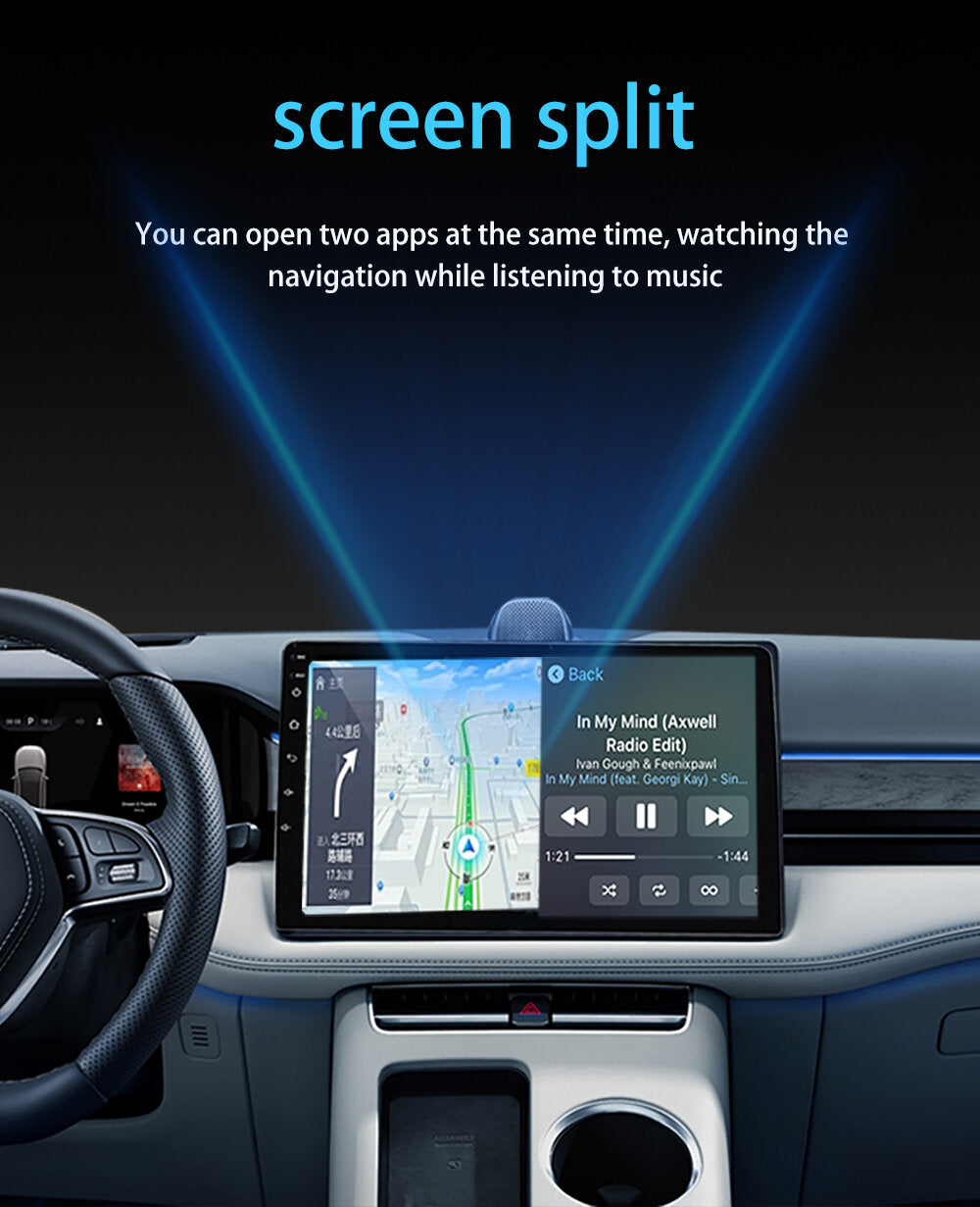 STAPON 7inch 6+64GB 4+64GB android16 carplay android auto voice command 2din car headunit touch screen support gps navigation WiFi Bluetooth mirror link steering wheel control rear view tvplus A7