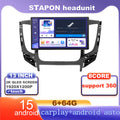 STAPON 13inch 6+64G for mitsubishi montero 2016-2019 android16 1920x1200p 2k screen carplay android auto OCTA CORE support 360camera car android headunit car android stereo WiFi Bluetooth 5.0 GPS FM rear view S133