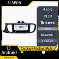 STAPON 10.5inch 4+32GB for kia pegas soluto 2017-2020 android16 carplay android auto 2.5D qled 1k SCREEN quad CORE car android head unit stereo WiFi Bluetooth GPS FM rear view S105
