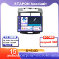STAPON 13inch 6+64G for toyota avanza 2011-2018 android16 1920x1200p 2k screen carplay android auto OCTA CORE support 360camera car android headunit car android stereo WiFi Bluetooth 5.0 GPS FM rear view S133