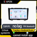 STAPON 9inch for honda crv 2007-2011 linux mp5 with carplay android auto fm 1280x720p ips screen mirror link touch screen steering control L5