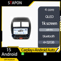 STAPON 10.5inch 4+32GB for mitsubishi asx 2012-2019 android16 carplay android auto 2.5D qled 1k SCREEN quad CORE car android head unit stereo WiFi Bluetooth GPS FM rear view S105