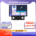 STAPON 13inch 6+64G for ford escape 2007-2012 android16 1920x1200p 2k screen carplay android auto OCTA CORE support 360camera car android headunit car android stereo WiFi Bluetooth 5.0 GPS FM rear view S133