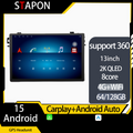 STAPON 13inch 64GB 128GB for Hrv vezel 2015-2018 android16 1920x1200p 2k screen carplay android auto OCTA CORE support 360camera car android headunit car android stereo WiFi Bluetooth 5.0 GPS FM rear view S133