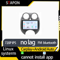 STAPON 9inch for nissan almera 2010-2016 linux mp5 with carplay android auto fm 1280x720p ips screen mirror link touch screen steering control L5