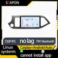 STAPON 9inch for kia picanto 2011-2017-14  linux mp5 with carplay android auto fm 1280x720p ips screen mirror link touch screen steering control L5