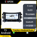 STAPON 10.5inch 4+32GB for nissan navara np300 2011-2022 android16 carplay android auto 2.5D qled 1k SCREEN quad CORE car android head unit stereo WiFi Bluetooth GPS FM rear view S105