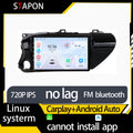 STAPON 10inch for toyota hilux 2016-2023 linux mp5 with carplay android auto fm 1280x720p ips screen mirror link touch screen steering control L5