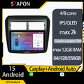 STAPON 9inch FOR Toyota Wigo 2012-2016 Android16 64 128 256GB 2k QLED IPS voice command carplay android auto OCTA CORE DSP 4G LTE 360camera dashcam car android HEAD UNIT stereo plug play WiFi Bluetooth GPS FM AM rear view