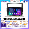 STAPON 9inch for Mitsubishi pajero 2006-2011 android16 32 64 128 256GB 2k QLED IPS voice command carplay android auto OCTA CORE DSP 4G 360camera dashcam car stereo android HEAD UNIT plug play WiFi Bluetooth GPS