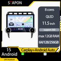 STAPON 11.5inch 64GB 128GB for porsche cayenne 2002-2010 Android15 1920x1200p 2k screen carplay android auto 8CORE support 360camera car android headunit stereo 4g WiFi Bluetooth 5.0 GPS am FM rear view S115