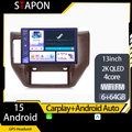 STAPON 13inch 64GB 128GB for nissan patrol 2011-2015 Android15 2k 1920x1200p screen carplay android auto 2.5D qled SCREEN quad CORE car android headunit car android stereo WiFi Bluetooth 5.0 GPS FM rear view S132