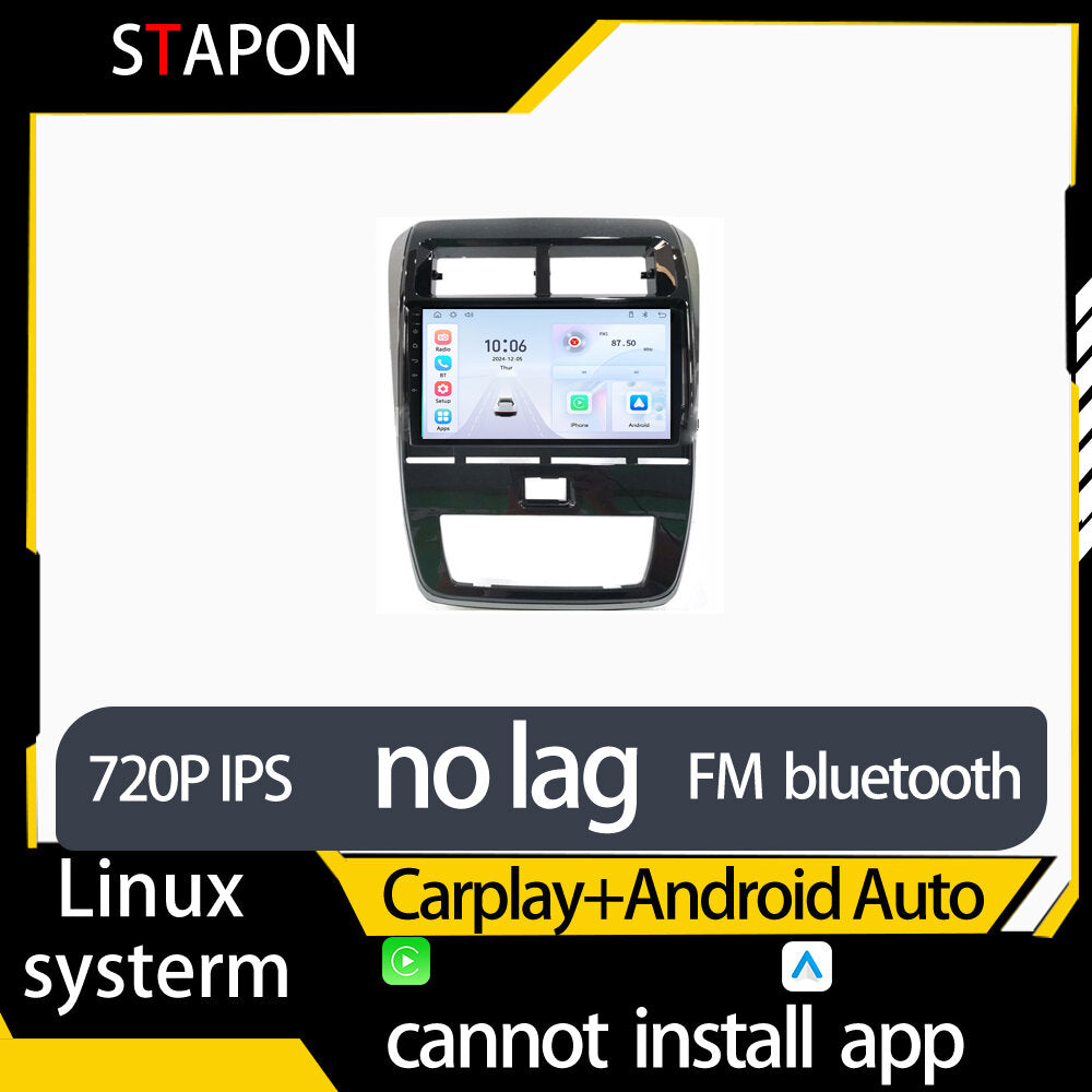 STAPON 10inch for toyota wigo 2020-2022 linux mp5 with carplay android auto fm 1280x720p ips screen mirror link touch screen steering control L5