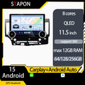 STAPON 11.5inch 64GB 128GB for MITSUBISHI LANCER android16 1920x1200p 2k screen carplay android auto 8CORE support 360camera car android headunit stereo 4g WiFi Bluetooth 5.0 GPS am FM rear view S115