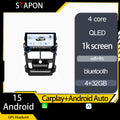 STAPON 10.5inch 4+32GB for toyota vios 2019-2023a android16 carplay android auto 2.5D qled 1k SCREEN quad CORE car android head unit stereo WiFi Bluetooth GPS FM rear view S105