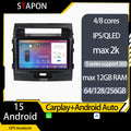 STAPON for Toyota land cruiser 200 2008-2015 android16 64 128 256GB 10inch voice command carplay android auto 4G DSP 360camera car stereo android HEAD UNIT multimedia player WiFi Bluetooth GPS