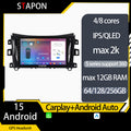 STAPON 9inch for nissan navara 2011-2020 np300 Android16 64 128 256GB voice command 2.5D QLED ips SCREEN OCTA CORE DSP 4G LTE carplay android auto 360camera dashcam car stereo android HEAD UNIT WiFi Bluetooth GPS
