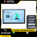 STAPON 13inch 64GB 128GB for navara 2005-2010 android16 2k 1920x1200p screen carplay android auto 2.5D qled SCREEN quad CORE car android headunit car android stereo WiFi Bluetooth 5.0 GPS FM rear view S132