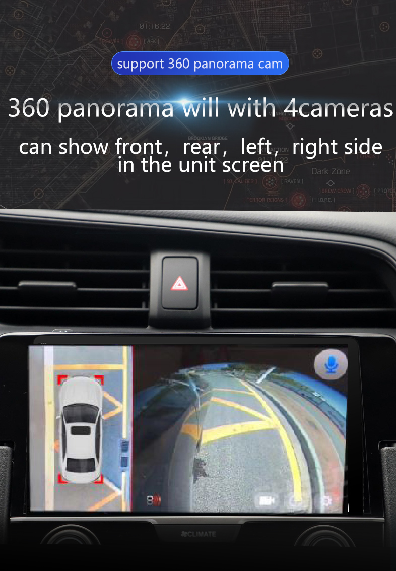 STAPON 13inch 6+64G android16 1920x1200p 2k screen carplay android auto OCTA CORE support 360camera android headunit android stereo WiFi Bluetooth 5.0 GPS FM S13
