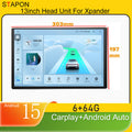 STAPON 13inch 6+64GB for mitsubishi xpander android16 2k 1920x1200p screen carplay android auto 2.5D qled SCREEN quad CORE car android headunit car android stereo WiFi Bluetooth 5.0 GPS FM rear view S132