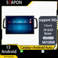 STAPON 13inch 64GB 128GB for freed 2008-2015 android16 1920x1200p 2k screen carplay android auto OCTA CORE support 360camera car android headunit car android stereo WiFi Bluetooth 5.0 GPS FM rear view S133