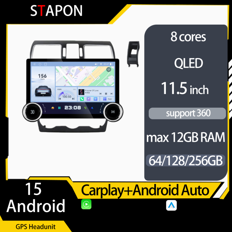 STAPON 11.5inch 64GB 128GB for subaru 2016-2018 android16 1920x1200p 2k screen carplay android auto 8CORE support 360camera car android headunit stereo 4g WiFi Bluetooth 5.0 GPS am FM rear view S115