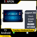 STAPON 13inch 64GB 128GB for grand vitara 2015-2018 android16 1920x1200p 2k screen carplay android auto OCTA CORE support 360camera car android headunit car android stereo WiFi Bluetooth 5.0 GPS FM rear view S133