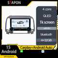 STAPON 10.5inch 4+32GB for hyundai santafe 2005-2012 android16 carplay android auto 2.5D qled 1k SCREEN quad CORE car android head unit stereo WiFi Bluetooth GPS FM rear view S105