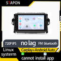 STAPON 9inch for toyota fortuner 2016-2023 linux mp5 with carplay android auto fm 1280x720p ips screen mirror link touch screen steering control L5