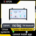 STAPON 9inch for toyota hiace commuter 2019-2025 linux mp5 with carplay android auto fm 1280x720p ips screen mirror link touch screen steering control L5