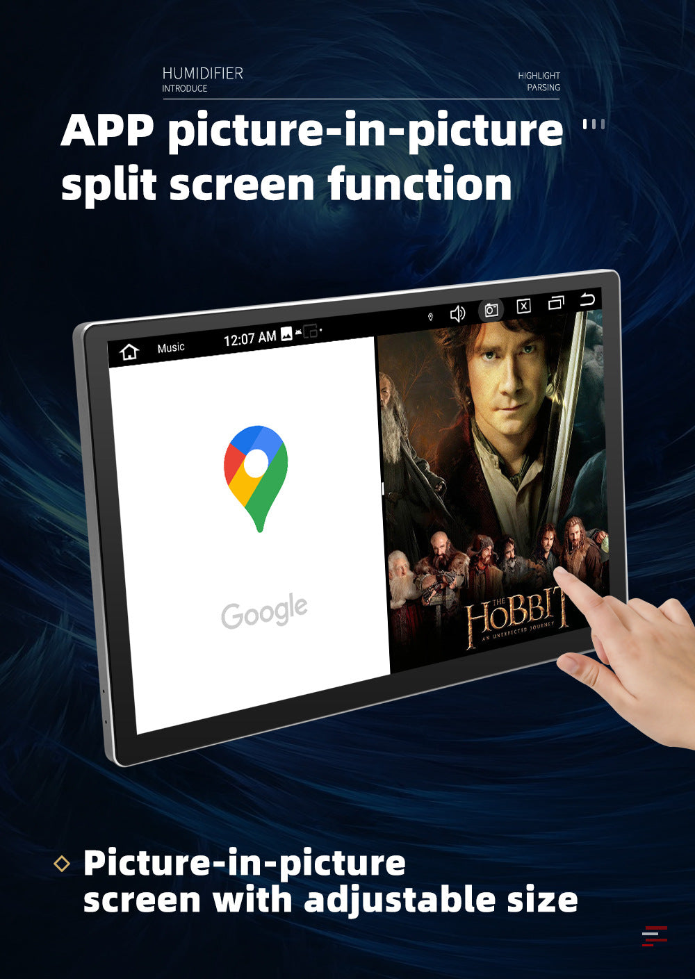 STAPON 13inch 6+64GB for kia carnival 2006-2013 android16 2k 1920x1200p screen carplay android auto 2.5D qled SCREEN quad CORE car android headunit car android stereo WiFi Bluetooth 5.0 GPS FM rear view S132
