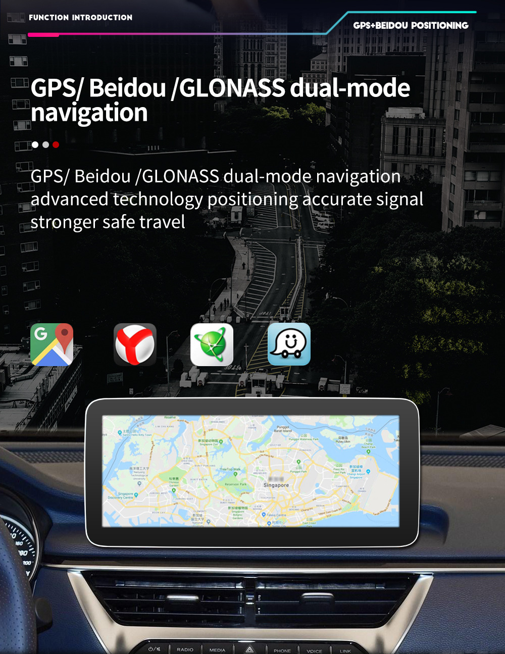 STAPON 12.3inch 32 64 128 256GB android16 qled SCREEN carplay android auto support 360 camera voice command OCTA CORE 4G DSP car android head unit car android stereo WiFi Bluetooth 5.0 GPS AM FM RDS rear view 2din S123